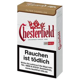 CHESTERFIELD Red King Size Filter Cigarillos (10)