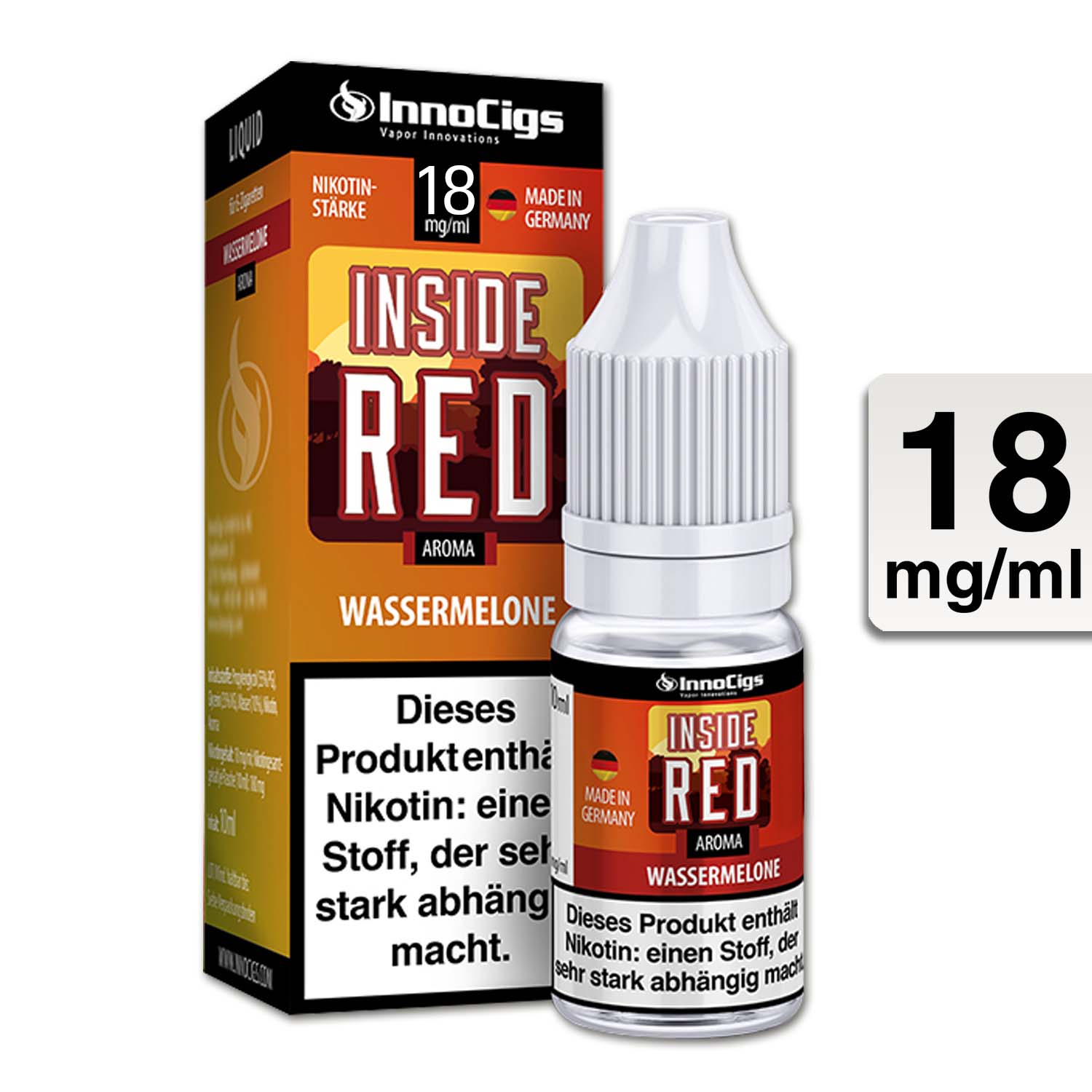 E-Liquid INNOCIGS Inside Red Wassermelonen 18 mg 