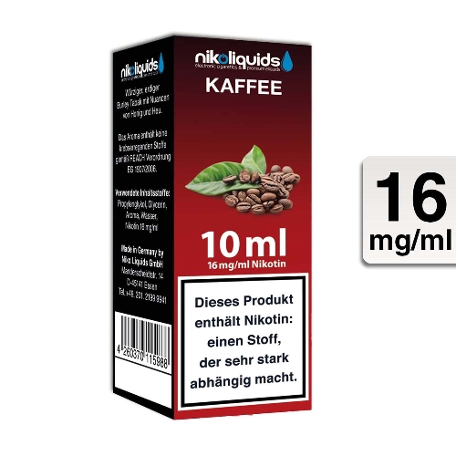 E-Liquid Nikoliquids Kaffee 16 mg