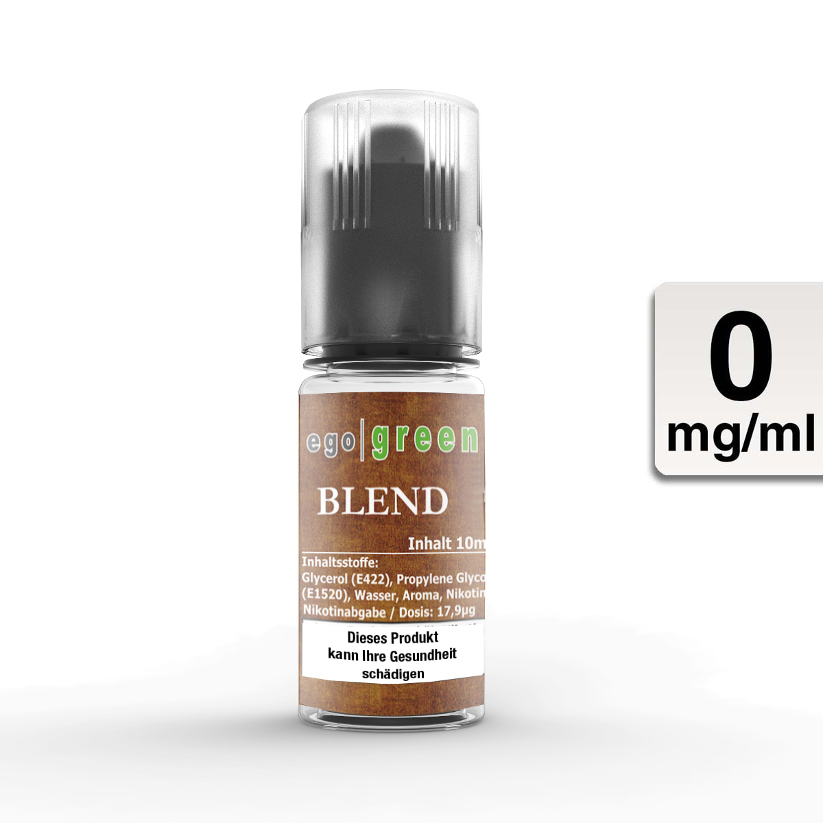 E-Liquid EGO GREEN Blend Tobacco 0 mg