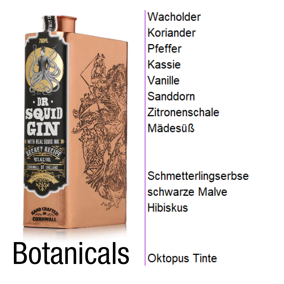 Dr. Squid Gin 40% vol., 0,7l