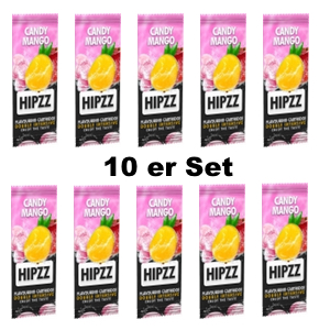 HIPZZ Aromakarte Candy Mango  10er Set