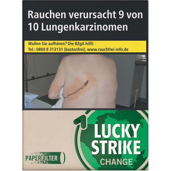 LUCKY STRIKE Change Dark Green Giga 10,00 Euro (1x27) Schachtel