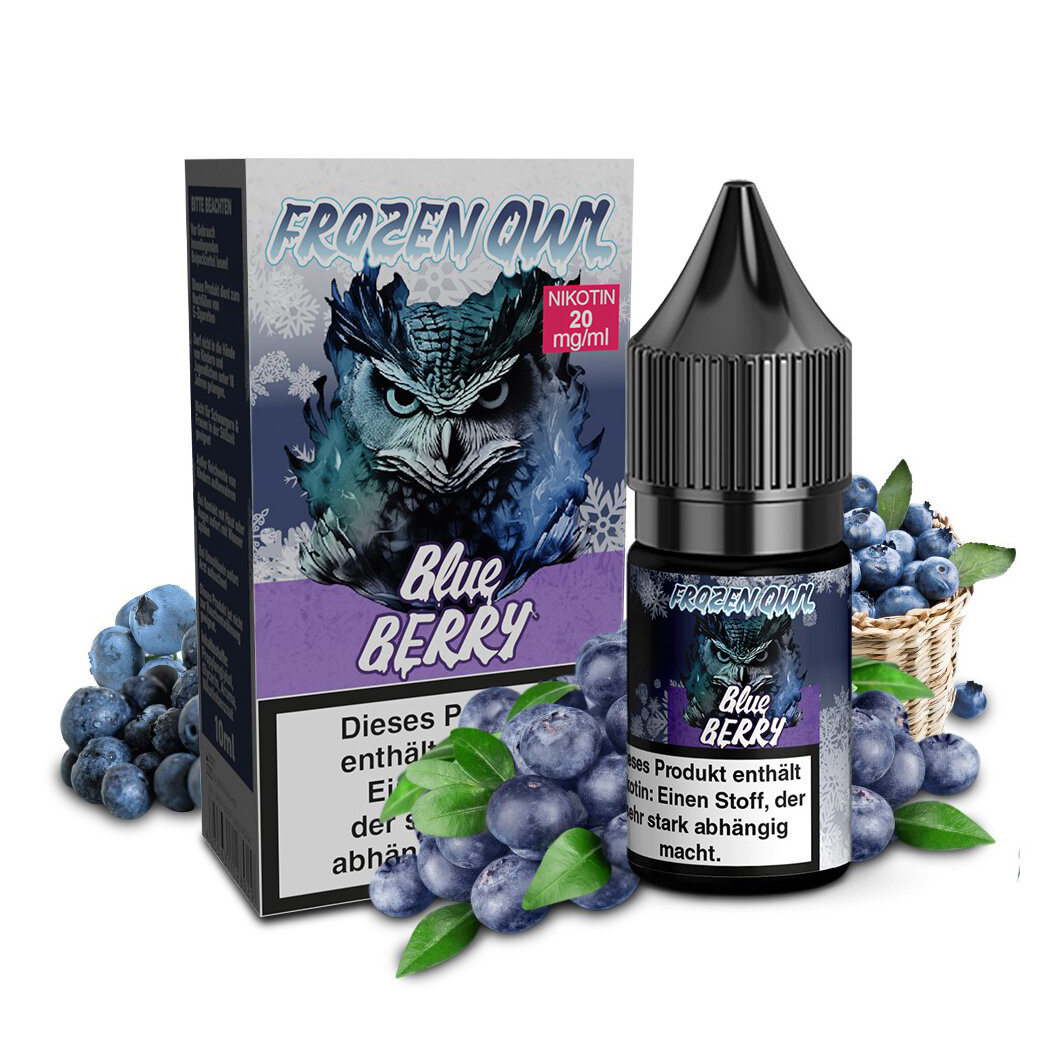 E-Liquid Nikotinsalz FROZEN OWL Blueberry 20mg
