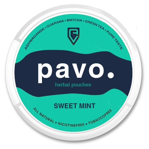 PAVO Sweet Mint Herbal Chewing Bag 100% Tabak- & Nikotinfrei