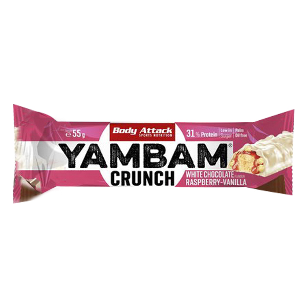 Yambam Crunch von BODY ATTACK - White Chocolate Raspberry Vanilla