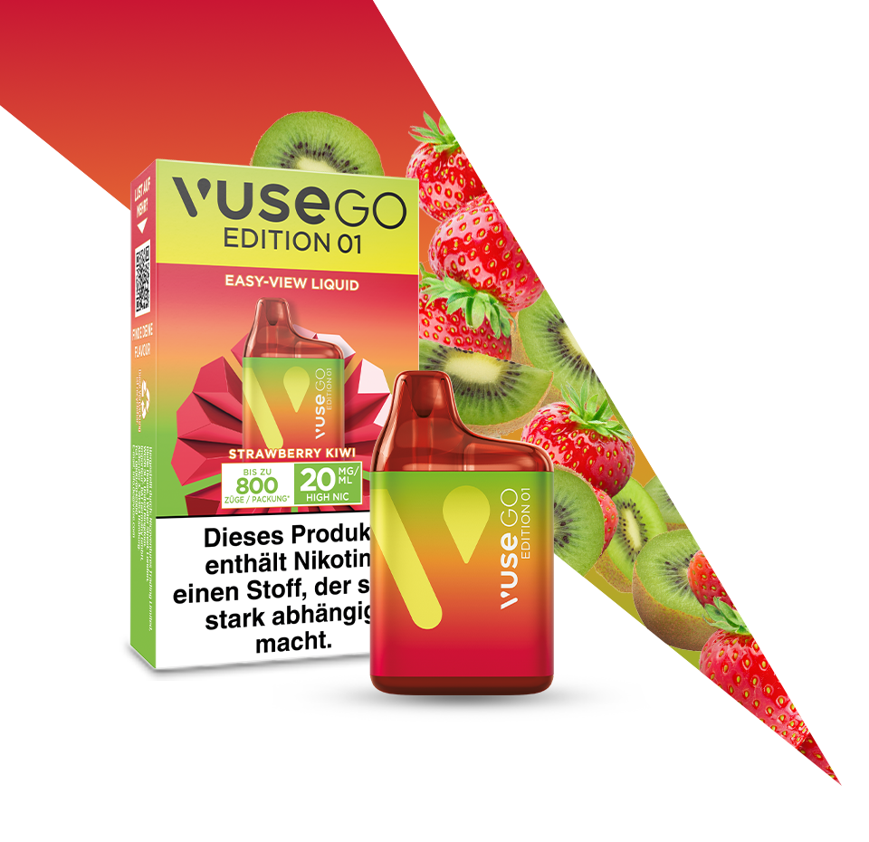 Vuse GO 800 Strawberry Kiwi 20mg/ml Nikotin
