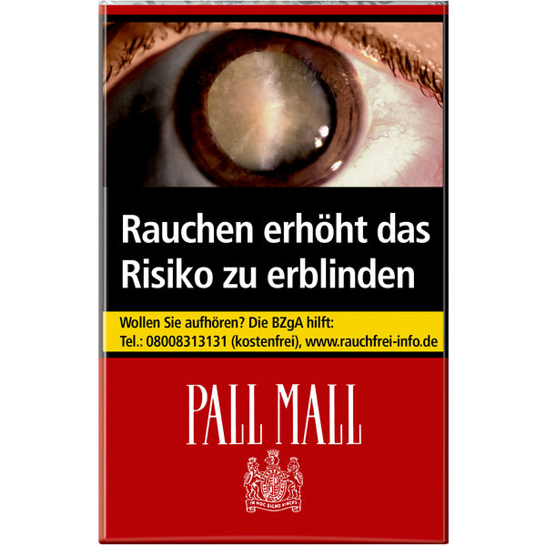 PALL MALL ohne Filter 8,40 Euro (10x20)