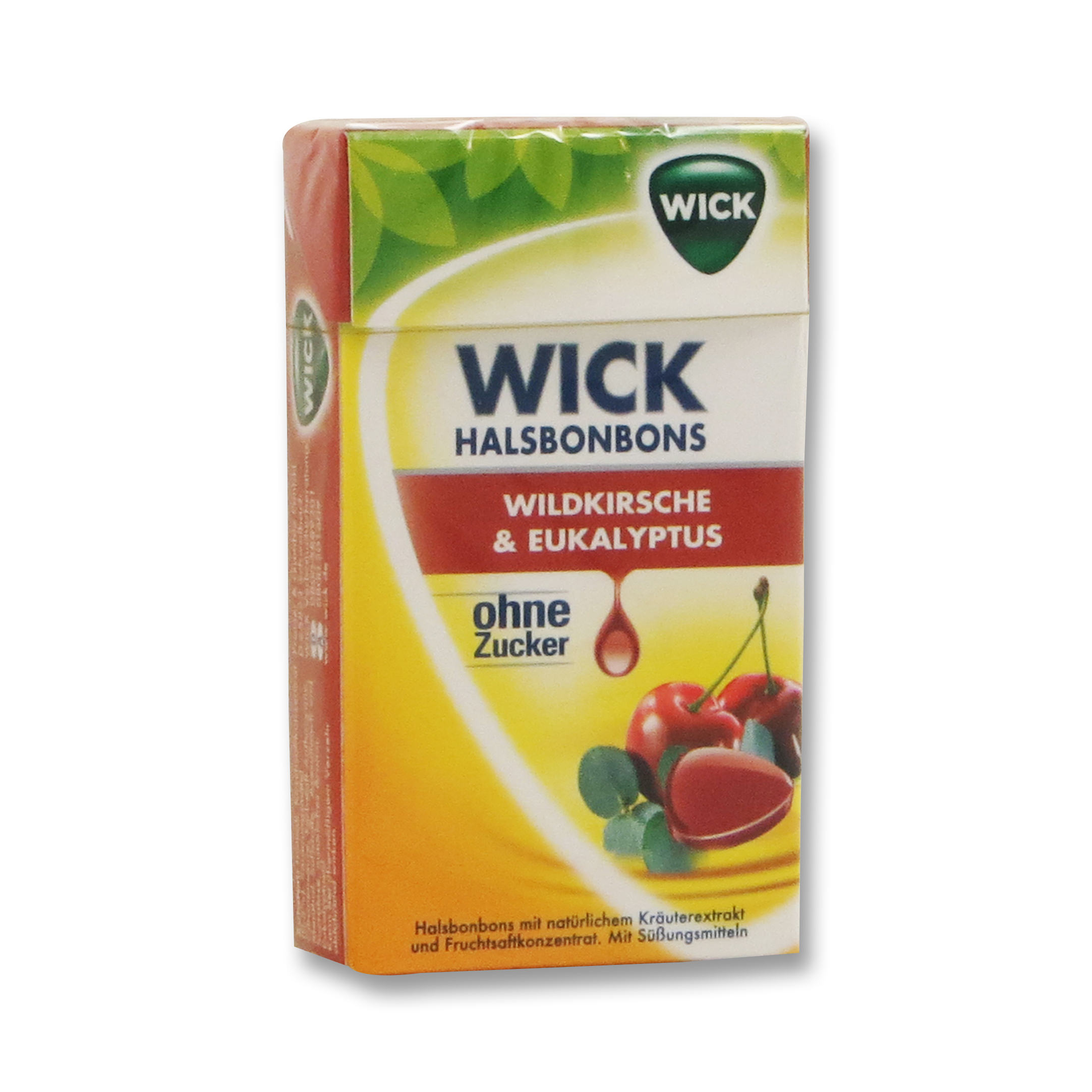 Wick Wildkirsch & Eukalyptus ohne Zucker 20 Schachteln