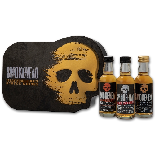 Smokehead Whisky Miniaturen Set 43%-58% vol., 3x0,05l