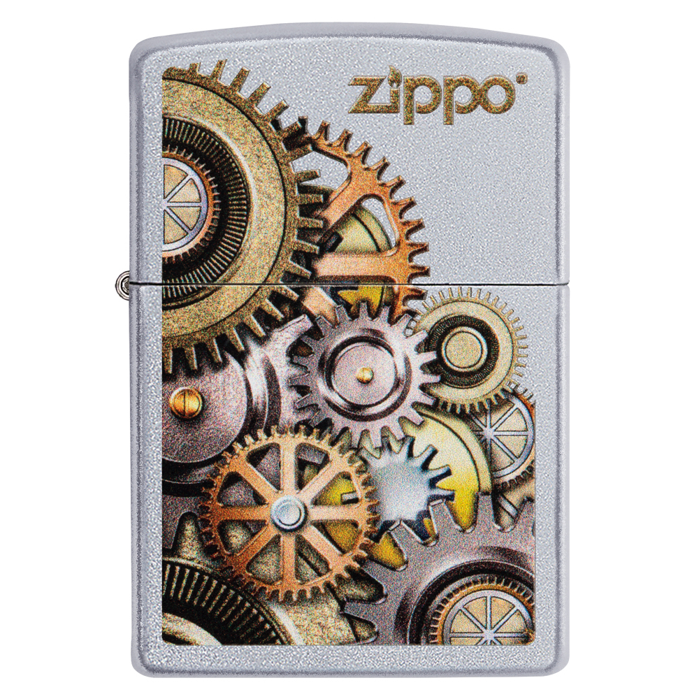 ZIPPO satiniert Metallic Gears Design 60004851