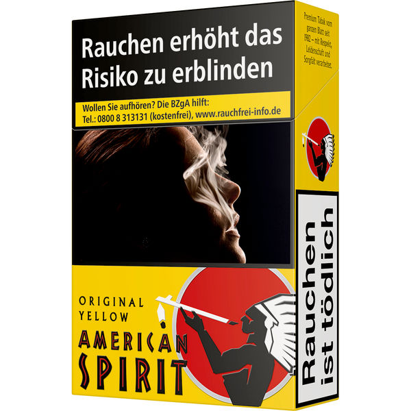 AMERICAN SPIRIT Orginal Yellow OP L 8,20 Euro (10x20)