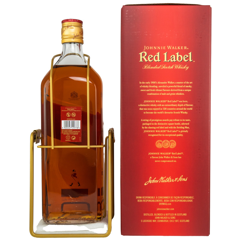 Johnnie Walker Red Label Blended Scotch Whisky 40% vol., 3l