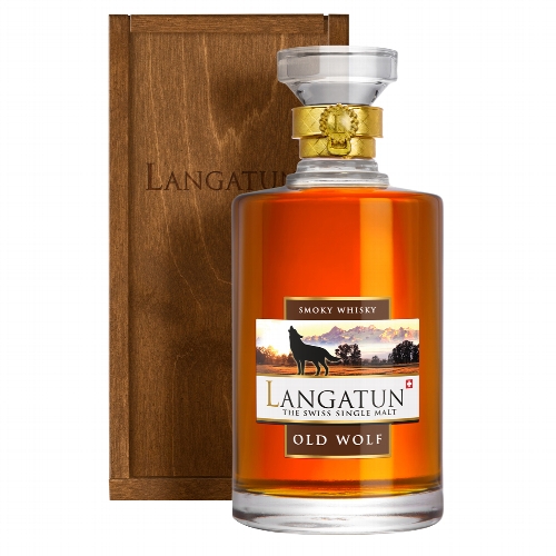 LANGATUN Old Wolf Swiss Single Malt Whisky 46% vol., 0,5l