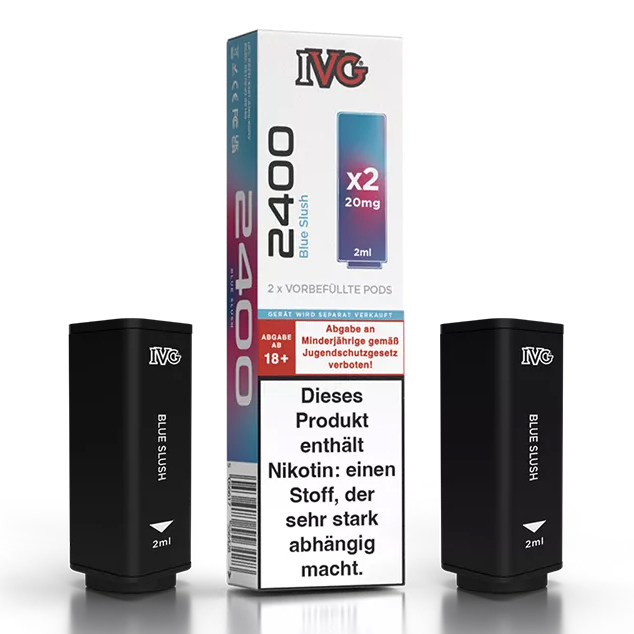 E-Liquidpod IVG 2400 Blue Slush 20 mg 2 Pods