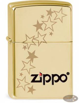 Zippo messing poliert Zippo Stars