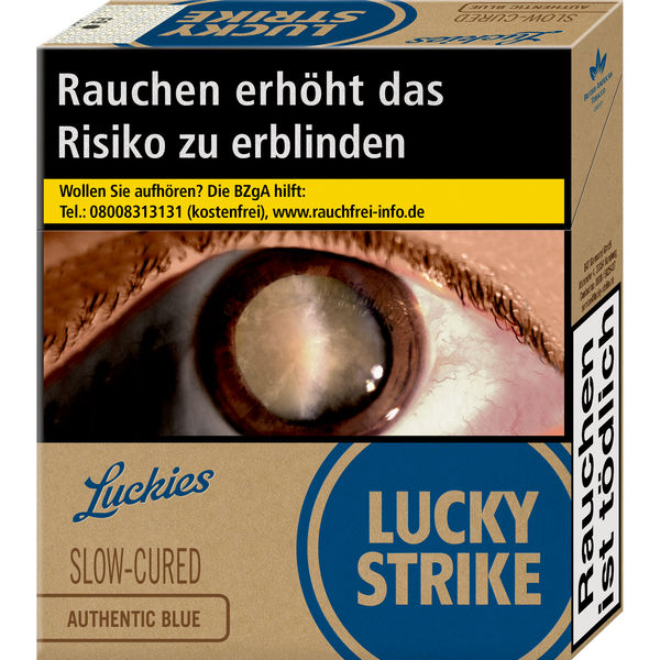 LUCKY STRIKE Authentic Blue 10,00 Euro Giga (8x25)