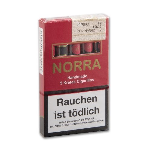 NORRA KRETEK Cigarillos Red (extra Nelken-Flavour)