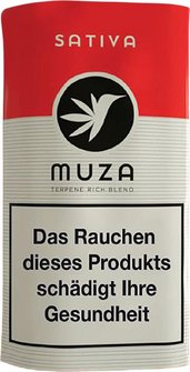 MUZA Herbal "Sativa", 20 g (rot) Kräutermischung mit Terpenen  Zitrusaroma, holzig