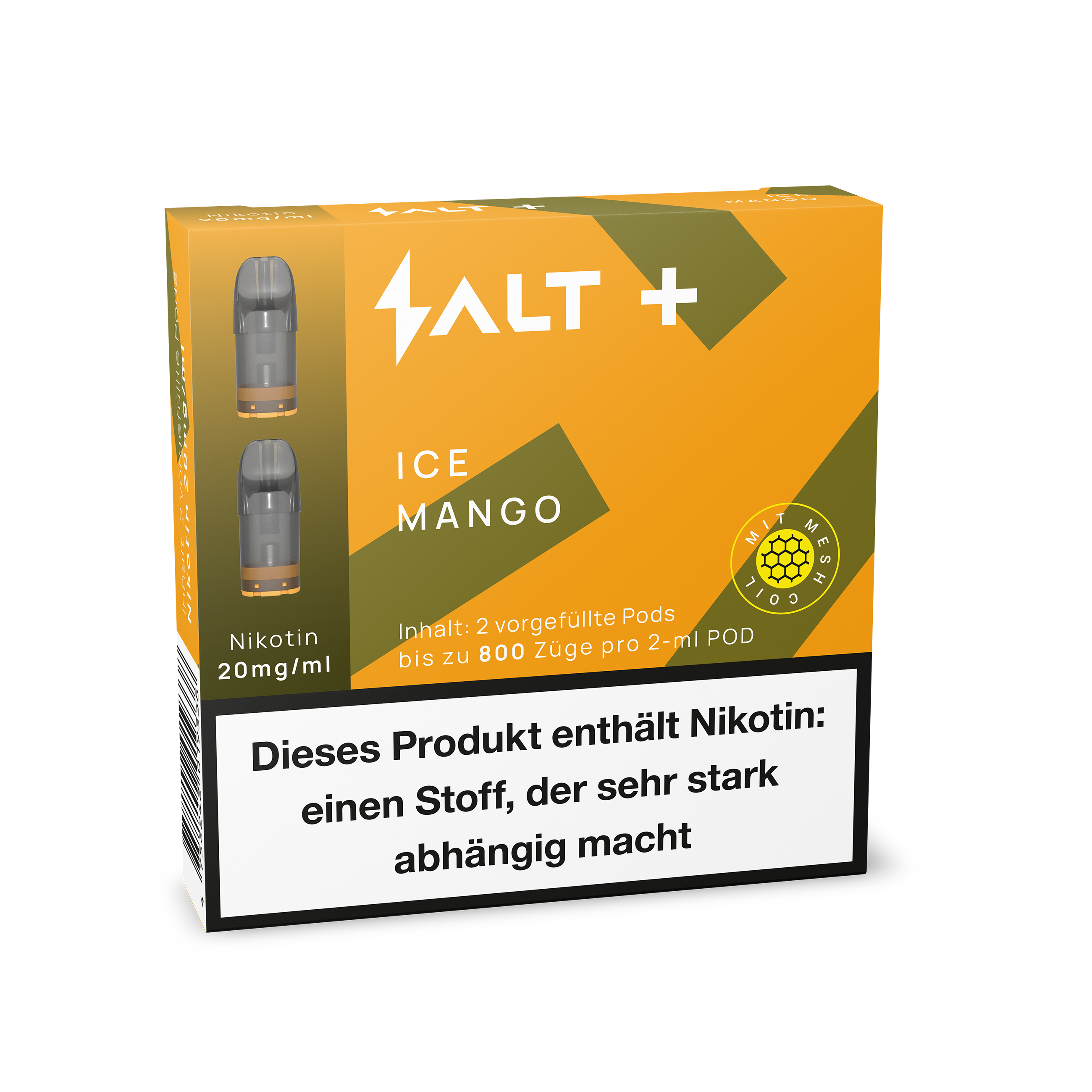 Salt Switch PLUS - Ice Mango Pod 2 Stück 20mg/ml 