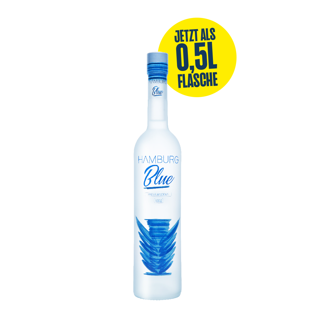 HAMBURG BLUE Premium Vodka 40% vol., 0,5l