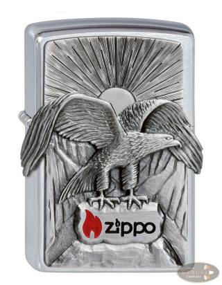 Zippo chrom gebürstet Eagle Zippo 2011 Emblem
