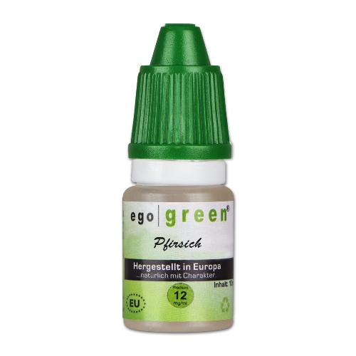 E-Liquid EGO GREEN Pfirsich 12 mg
