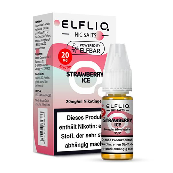 E-Liquid Nikotinsalz ELFBAR Elfliq Strawberry Ice 20mg