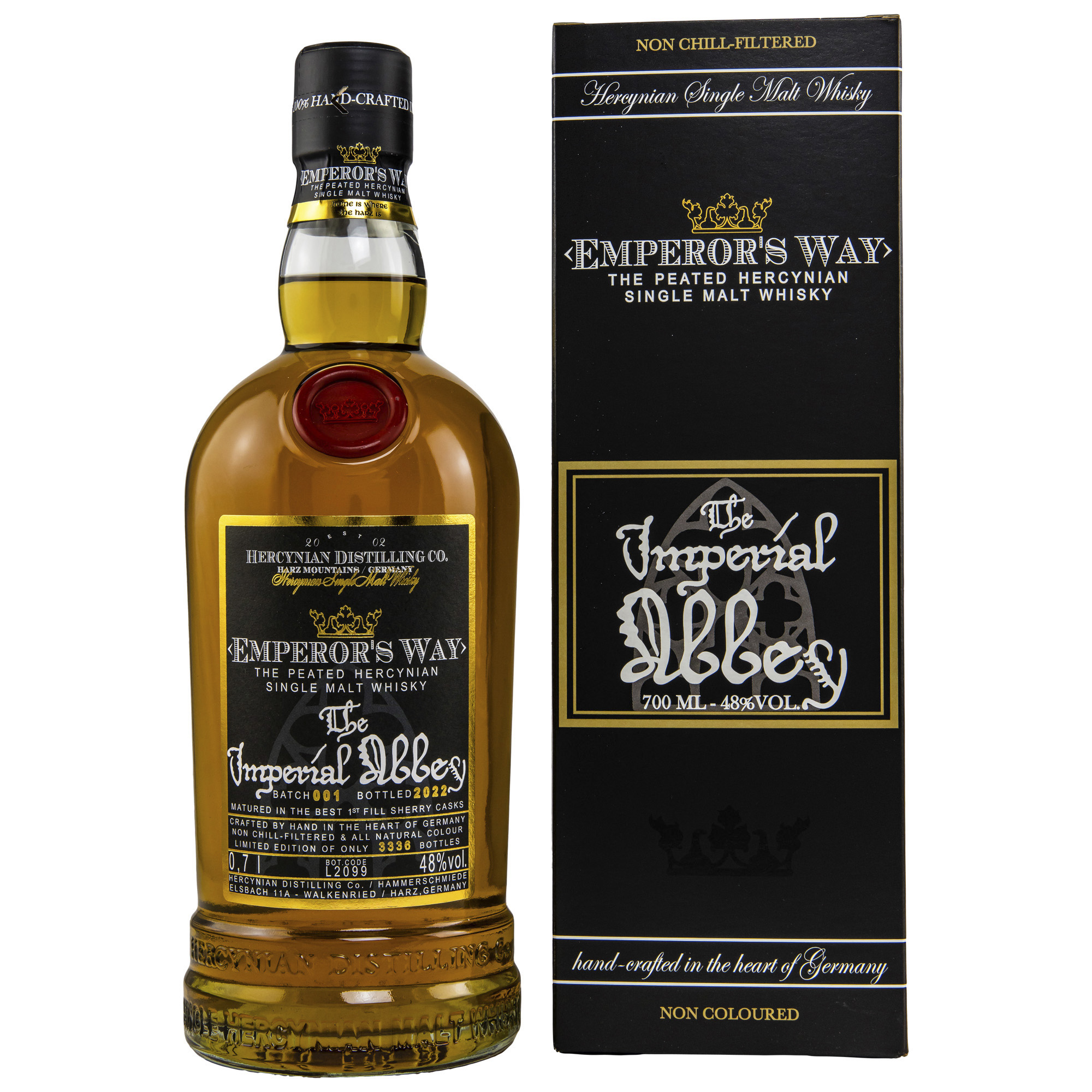 Emperor's Way The Imperial Abbey Single Malt Whisky 48% vol., 0,7l