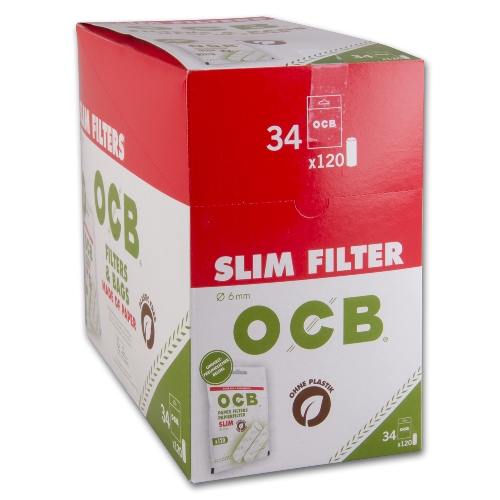 OCB Papierfilter Slim 1x120 Stück