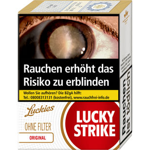 LUCKY STRIKE Original Red ohne Filter 8,20 Euro (10x20)