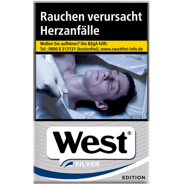 WEST Silver Edition Automatenpackung 8,00 Euro (10x21)