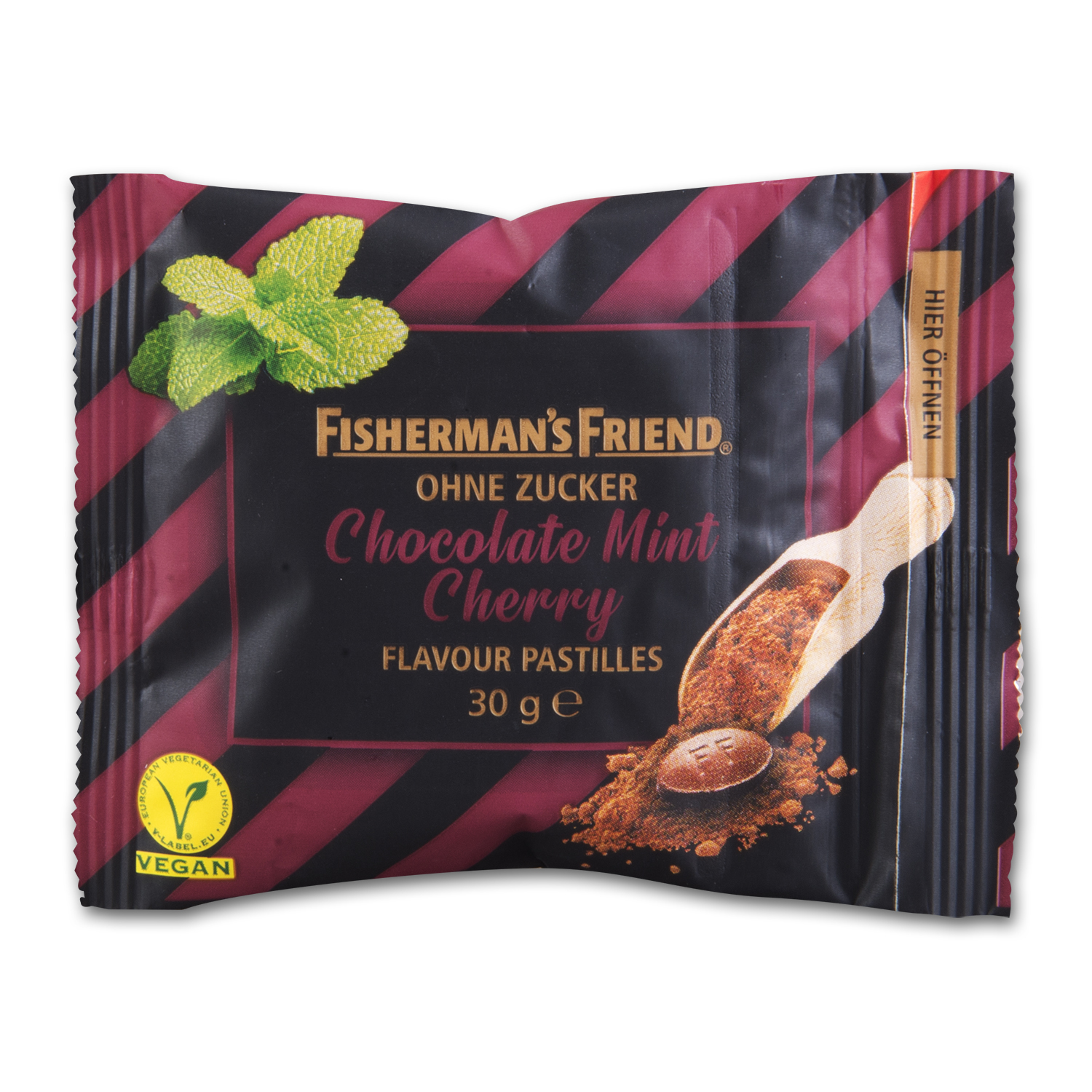 FISHERMAN'S FRIEND Chocolate Mint Cherry ohne Zucker Inhalt 20