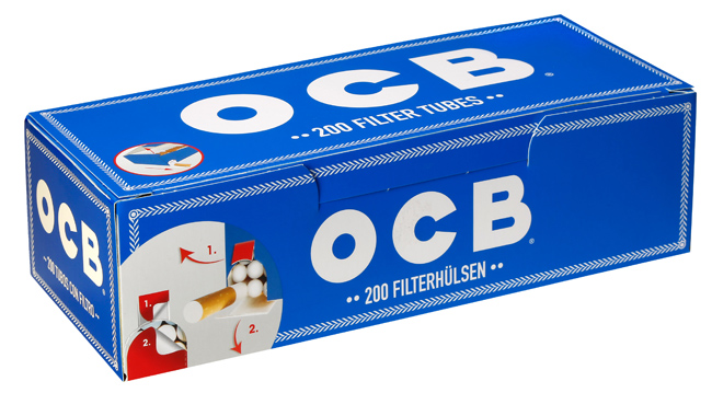 OCB Hanf Hülsen (5) 200 Stück Packung