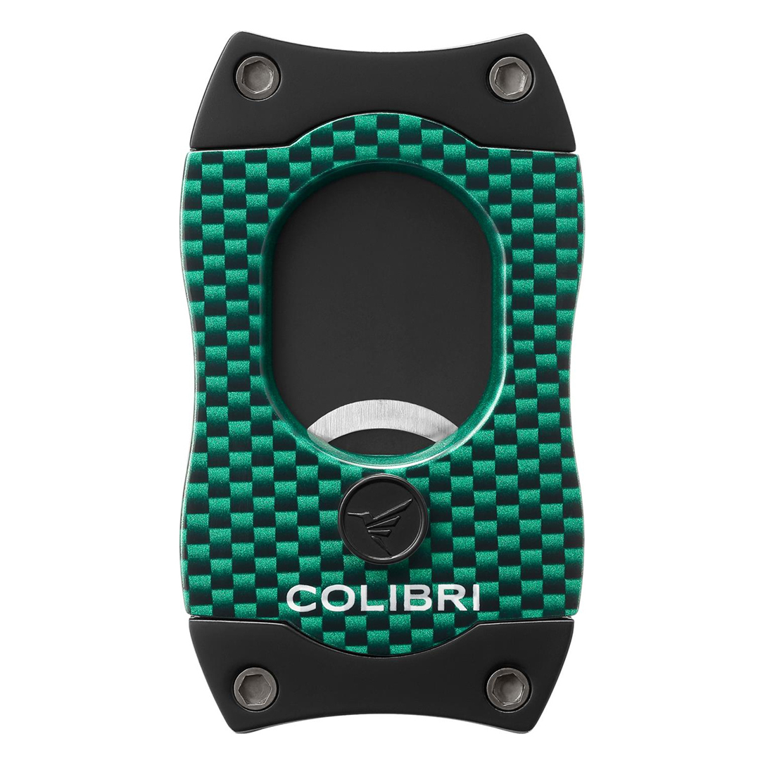 Cigarrenabschneider COLIBRI S-Cut II grün Carbondesign 26 mm