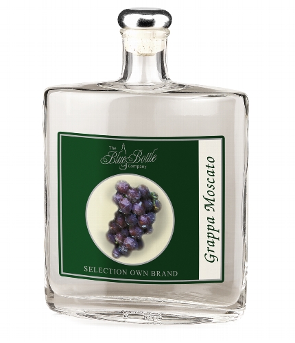 Blue Bottle Company Grappa Moscato 40% vol., 0,5l