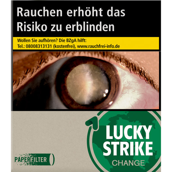 LUCKY STRIKE Change Dark Green Giga 10,00 Euro (8x25)