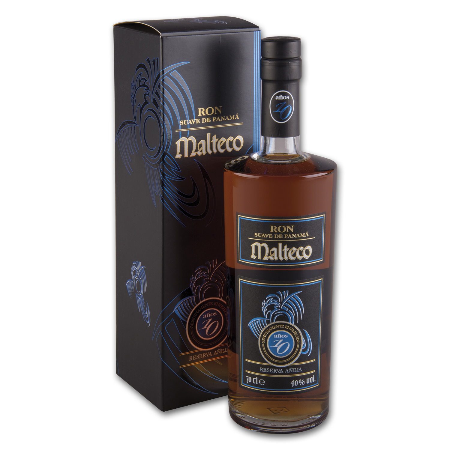 Malteco 10 Jahre Rum 40% vol., 0,7l 