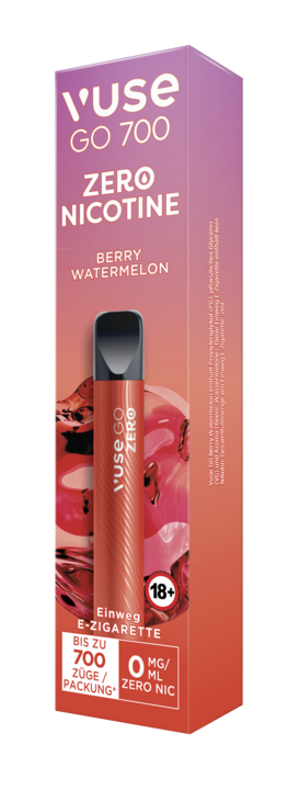 E-Zigarette VUSE Go 700 Einweg Berry Watermelon 0mg