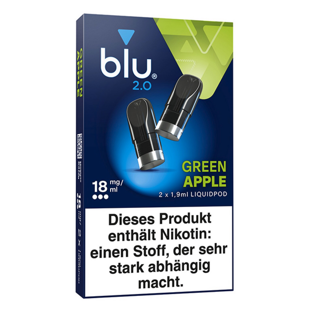 E-Liquidpod BLU 2.0 Green Apple 18 mg 2 Pods