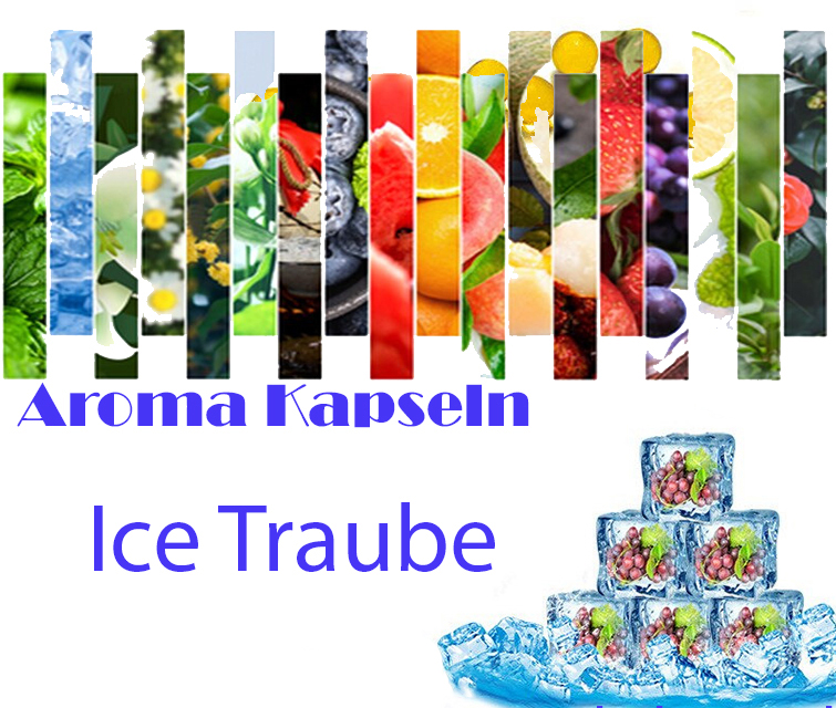 Aroma Kapseln mit Ice 100 Stück