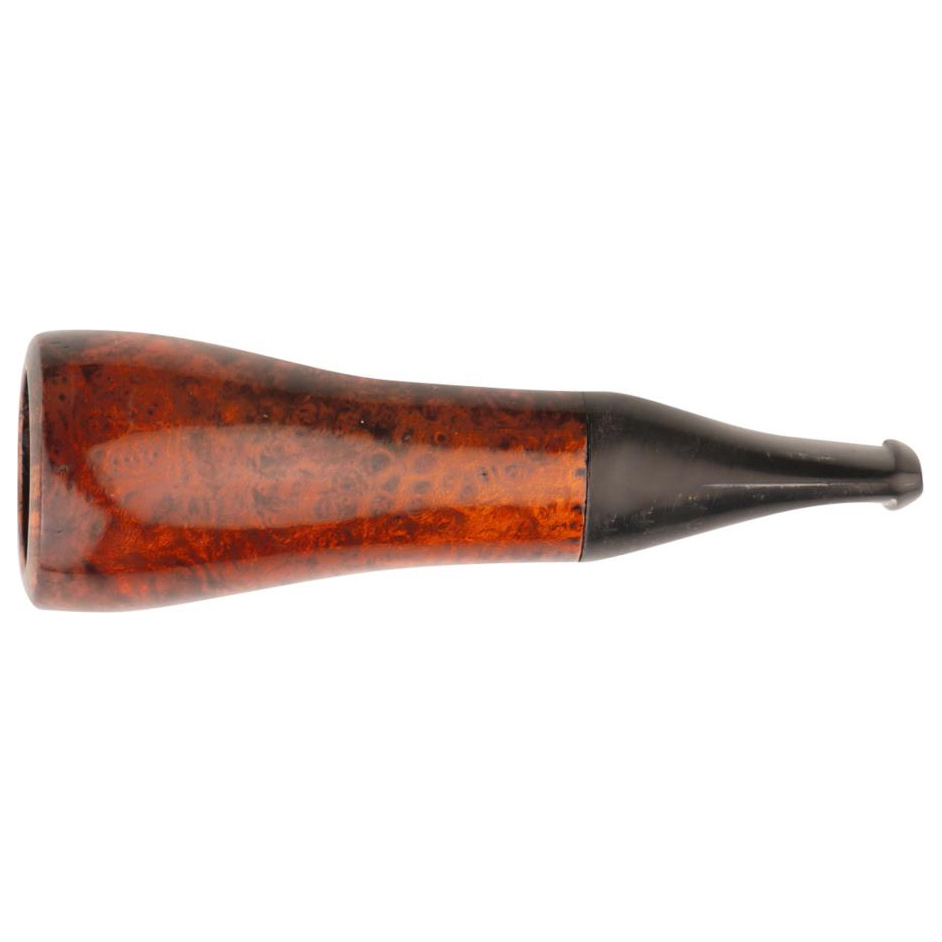 Cigarrenspitze Bruyere orange/black 17 mm mit Stoffbeutel