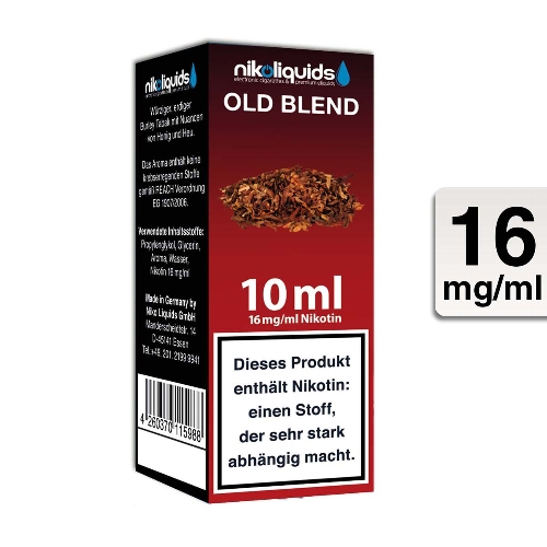 E-Liquid NIKOLIQUIDS Old Blend 16 mg