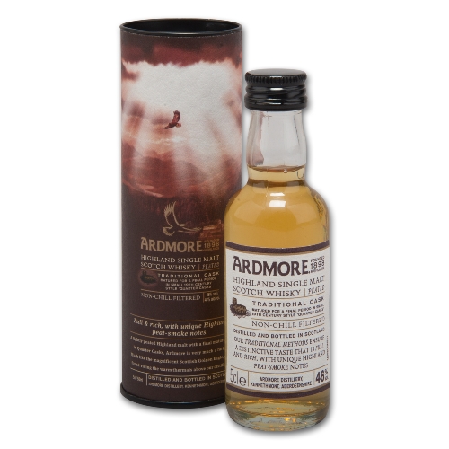 Ardmore Peated Single Malt Scotch Whisky 46% vol., 0,05l