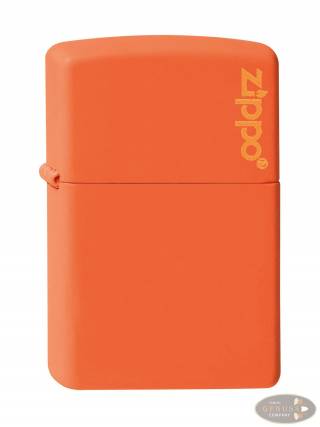 ZIPPO Orange matt with Zippo Logo 60001268