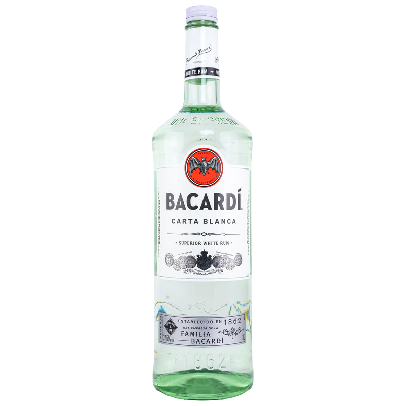 Bacardi Carta Blanca Rum 37,5% vol., 3l
