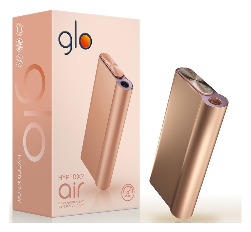 GLO Hyper X2 Air Device Kit Rosey Gold + Wunschgravur