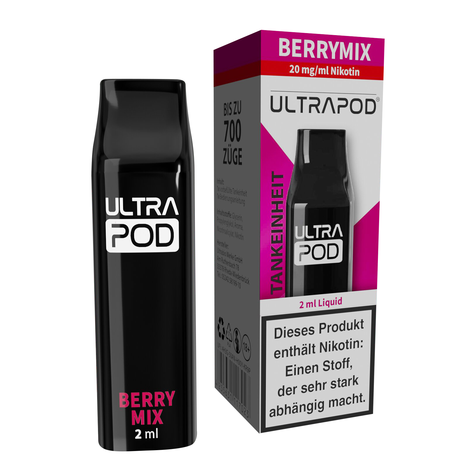 E-Liquidpod ULTRAPOD Berrymix 20mg