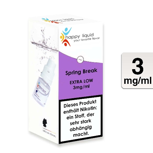 E-Liquid HAPPY LIQUID Spring Break 3 mg 