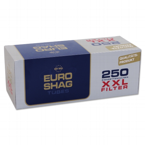 EURO SHAG Hülsen XXL Filter 250 Stück
